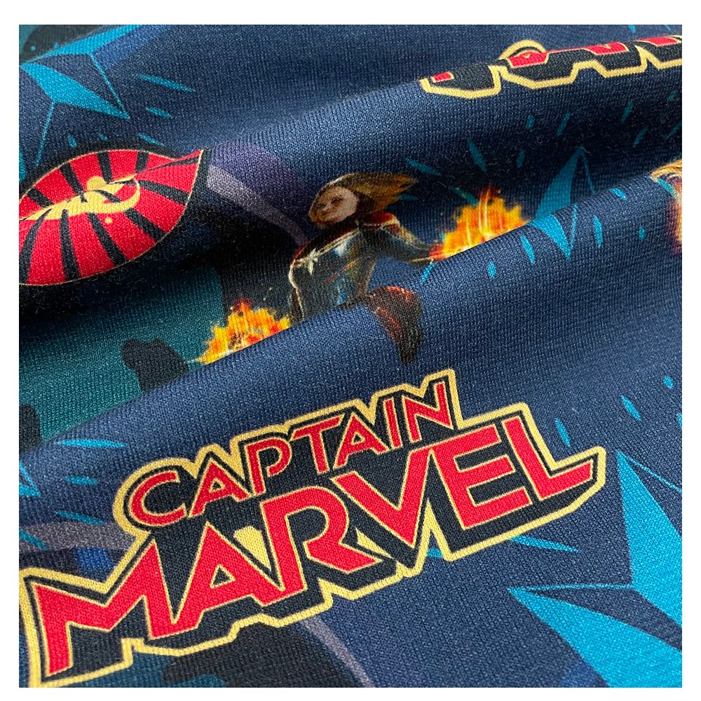 MARVEL キャプテン・マーベル 半袖プリントシャツパジャマ