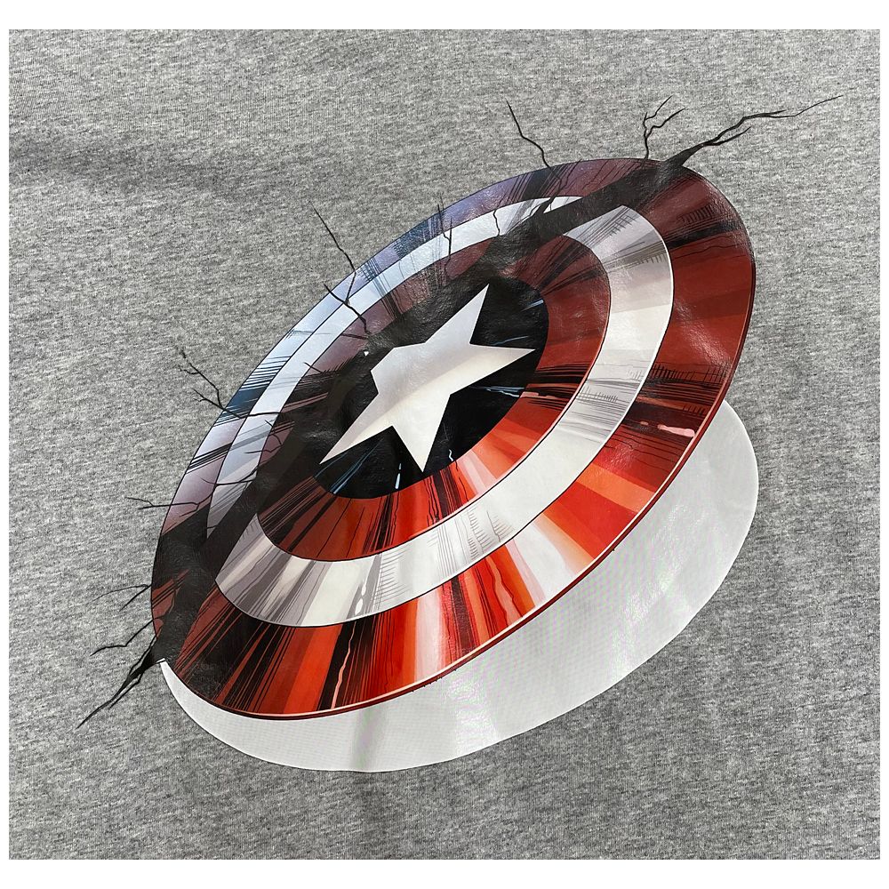 MARVEL キャプテン・アメリカ 半袖パーカー・ルームウェア