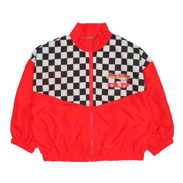 【ベビードール】カーズ ウィンドブレーカー 9605K / ベビーサイズ キッズ トップス 長袖 羽織 軽アウター ジャケット 撥水 オールシーズン ライトニング・マックィーン