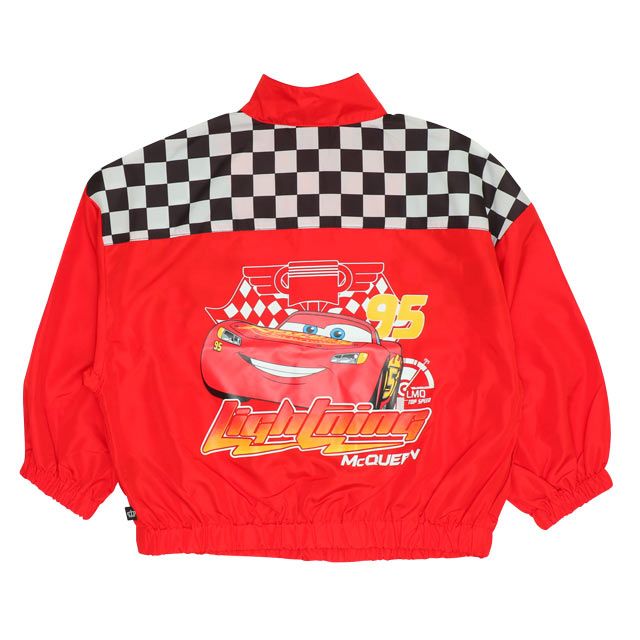 【ベビードール】カーズ ウィンドブレーカー 9605K / ベビーサイズ キッズ トップス 長袖 羽織 軽アウター ジャケット 撥水 オールシーズン ライトニング・マックィーン
