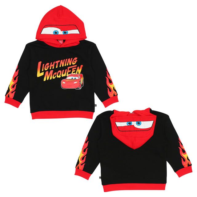 【ベビードール】カーズ ファイヤーパーカー 9607K / ベビーサイズ キッズ トップス 長袖 春秋冬 ライトニング・マックィーン