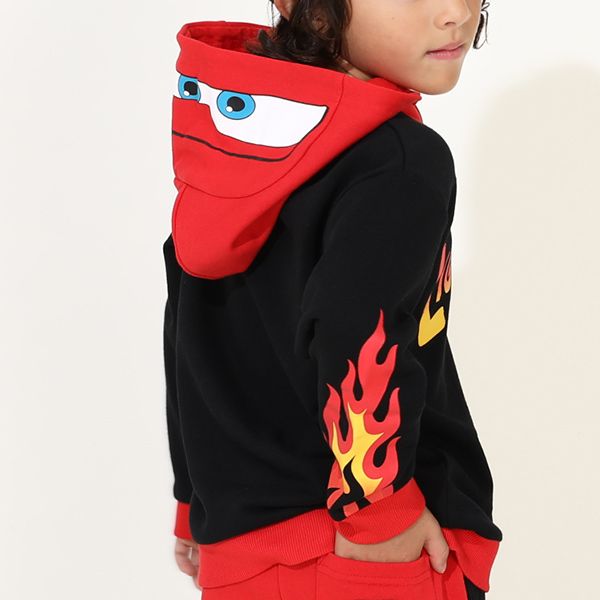 【ベビードール】カーズ ファイヤーパーカー 9607K / ベビーサイズ キッズ トップス 長袖 春秋冬 ライトニング・マックィーン