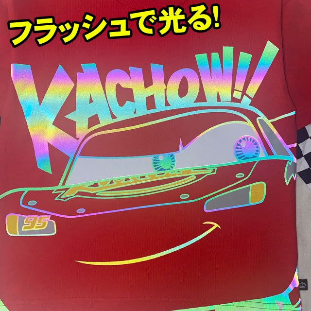 【ベビードール】カーズ フラッシュプリント レイヤードロンT ライトニング・マックィーン 9610K