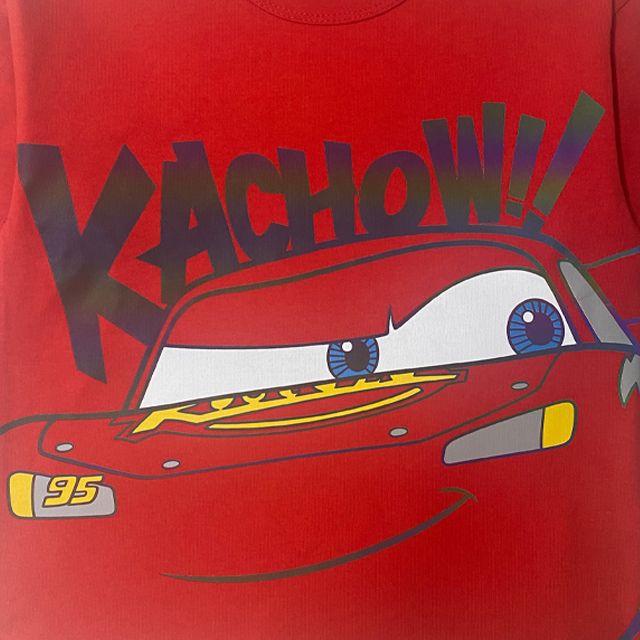 【ベビードール】カーズ フラッシュプリント レイヤードロンT ライトニング・マックィーン 9610K