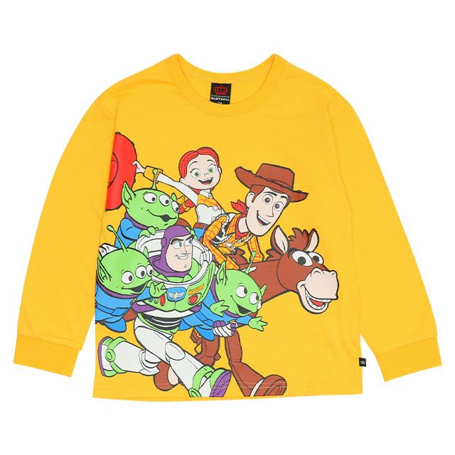 【ベビードール】トイ・ストーリー 親子お揃い キャラクターロンT 9614K / ベビーサイズ リンクコーデ ペアルック 親子コーデ キッズ トップス 長袖 ロンT 天竺素材