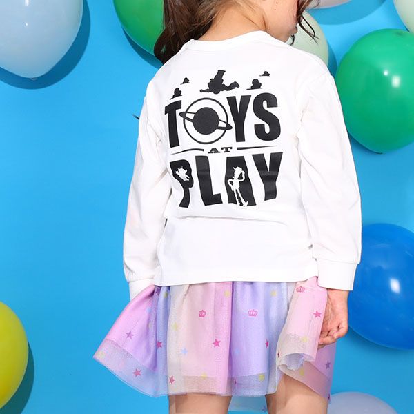 【ベビードール】トイ・ストーリー 親子お揃い キャラクターロンT 9614K / ベビーサイズ リンクコーデ ペアルック 親子コーデ キッズ トップス 長袖 ロンT 天竺素材