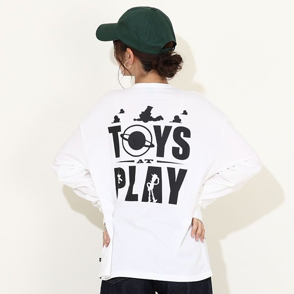 【ベビードール】トイ・ストーリー 親子お揃い キャラクターロンT 9614A / 大人 ユニセックス 男女兼用 リンクコーデ ペアルック 親子コーデ トップス 長袖 ロンT 天竺素材