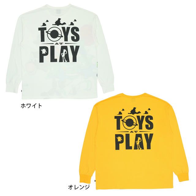 【ベビードール】トイ・ストーリー 親子お揃い キャラクターロンT 9614A / 大人 ユニセックス 男女兼用 リンクコーデ ペアルック 親子コーデ トップス 長袖 ロンT 天竺素材