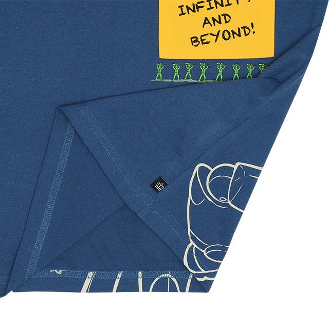 【ベビードール】トイ・ストーリー 親子お揃い ポケットロンT 9615K / ウッディ バズ ベビーサイズ リンクコーデ ペアルック 親子コーデ キッズ トップス 長袖 ロンT 天竺素材