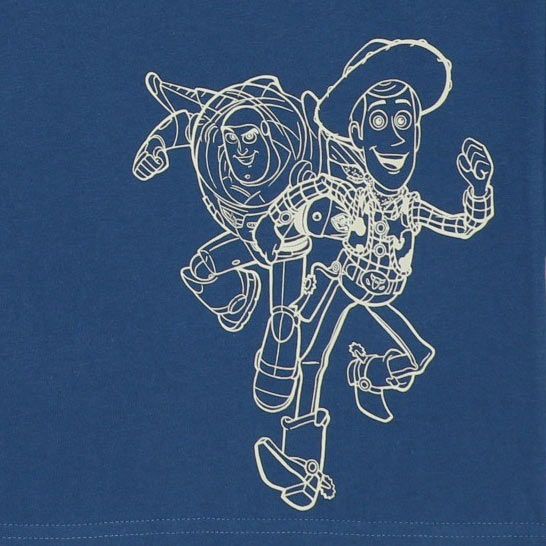 【ベビードール】トイ・ストーリー 親子お揃い ポケットロンT 9615A / ウッディ バズ 大人 ユニセックス 男女兼用 リンクコーデ ペアルック 親子コーデ トップス 長袖 ロンT 天竺素材