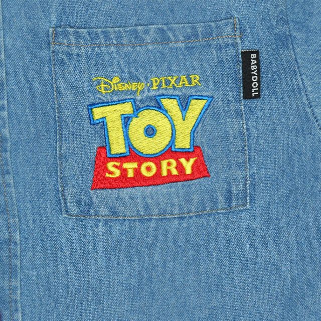 【ベビードール】トイ・ストーリー 刺繍シャツ ウッディ バズ・ライトイヤー ジェシー 9617K