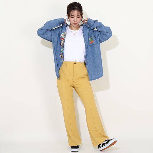 【ベビードール】トイ・ストーリー 刺繍シャツ ウッディ バズ・ライトイヤー ジェシー 9617A