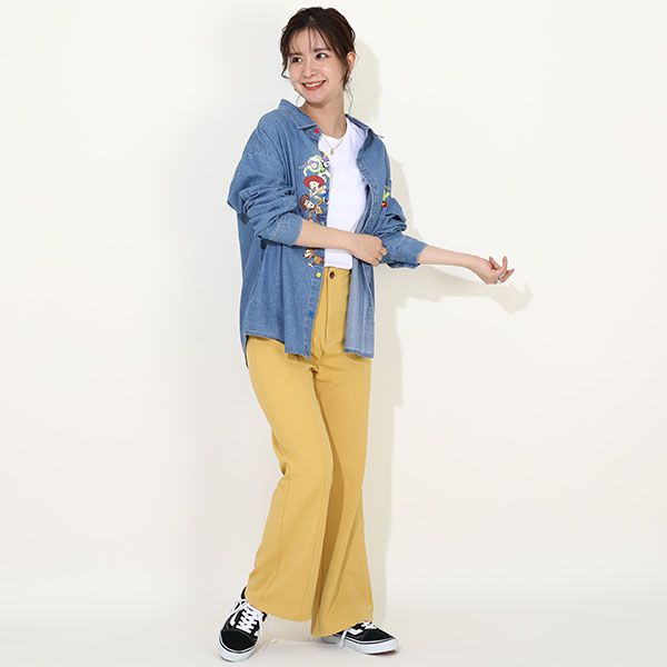 【ベビードール】トイ・ストーリー 刺繍シャツ ウッディ バズ・ライトイヤー ジェシー 9617A