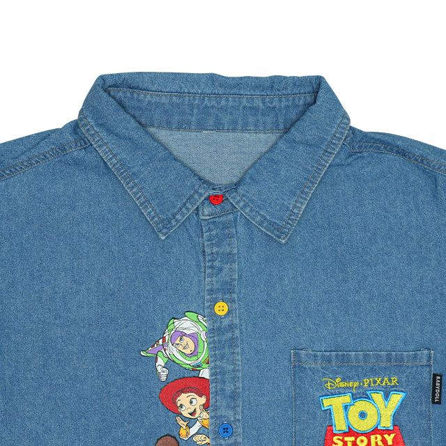 【ベビードール】トイ・ストーリー 刺繍シャツ ウッディ バズ・ライトイヤー ジェシー 9617A