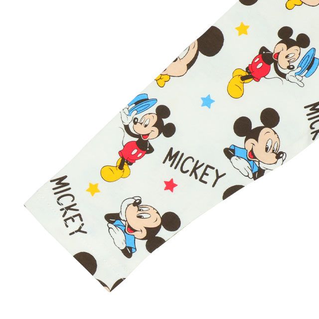 【ベビードール】ミッキー コーデュロイサロペットロンパース 2点セット 9621B