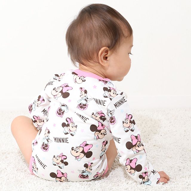 【ベビードール】ミニー コーデュロイサロペットロンパース 2点セット 9621B