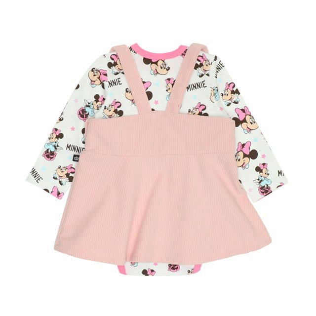 【ベビードール】ミニー コーデュロイサロペットロンパース 2点セット 9621B