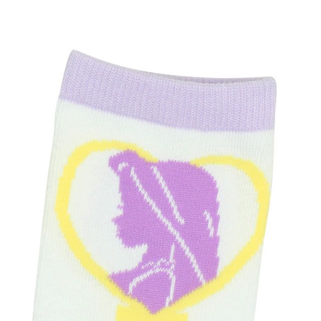 【ベビードール】ラプンツェル プリンセス / ハイソックス 9622 / キッズ くつ下 靴下 13-16cm滑り止め付き ガーリーコーデ お姫様 コスチューム コスプレ