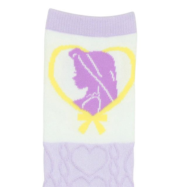 【ベビードール】ラプンツェル プリンセス / ハイソックス 9622 / キッズ くつ下 靴下 13-16cm滑り止め付き ガーリーコーデ お姫様 コスチューム コスプレ