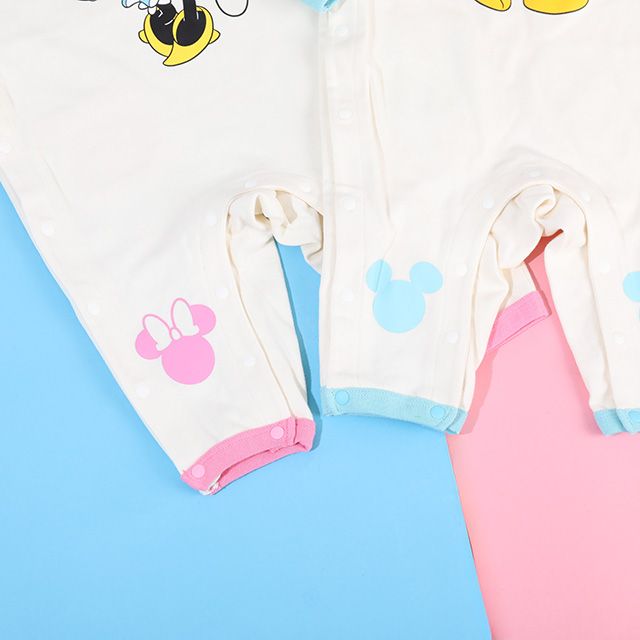 【ベビードール】ミッキー 切替ロンパース 9623B