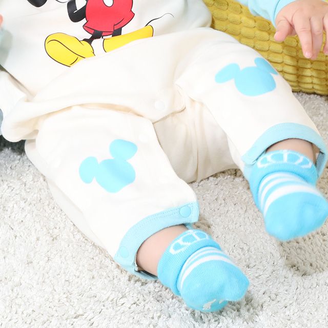 【ベビードール】ミッキー 切替ロンパース 9623B