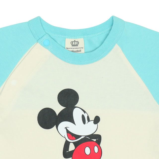【ベビードール】ミニー 切替ロンパース 9623B