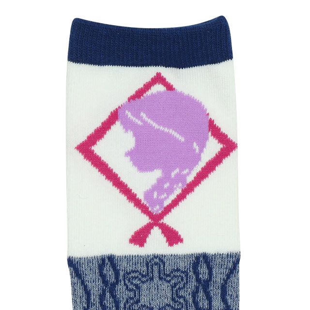 【ベビードール】アナ プリンセス / ハイソックス 9622 / キッズ くつ下 靴下 13-16cm滑り止め付き ガーリーコーデ お姫様 コスチューム コスプレ