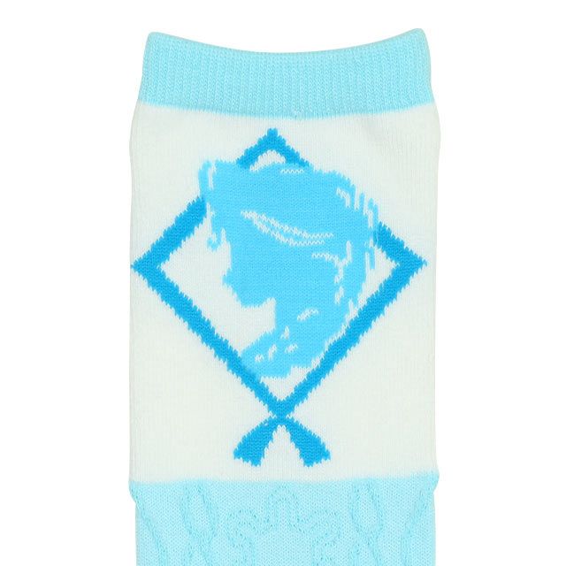 【ベビードール】エルサ プリンセス / ハイソックス 9622 / キッズ くつ下 靴下 13-16cm滑り止め付き ガーリーコーデ お姫様 コスチューム コスプレ