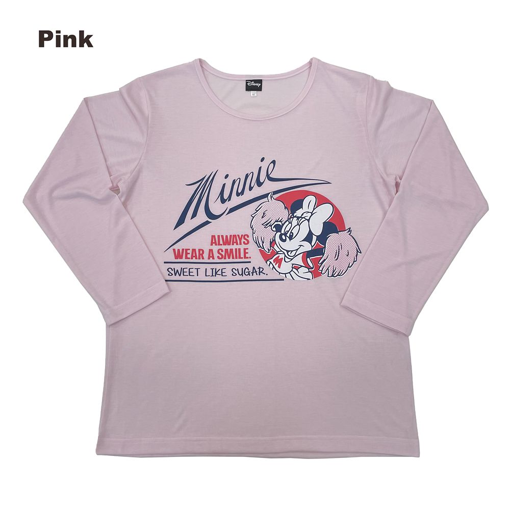 ミニー 天竺長袖ルームウェア