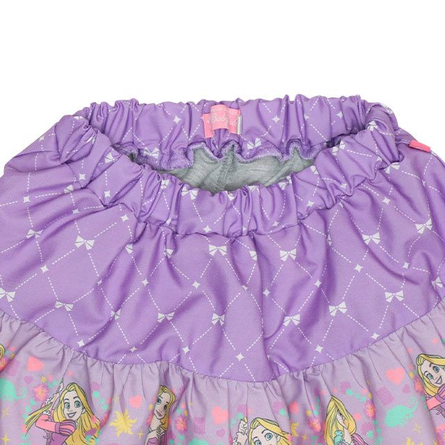 【ベビードール】アナ エルサ プリンセス / ボリュームスカート 9692K / キッズ ボトム スカート インナーパンツ付き ウエスト総ゴム ゴム穴付き お姫様 ガーリー