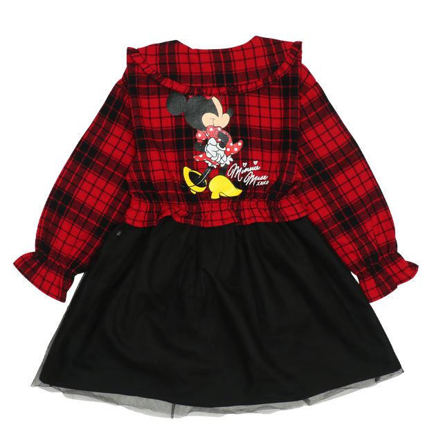 【ベビードール】ミニー シャツドッキング ワンピース 9682K ベビー キッズ 男の子 女の子