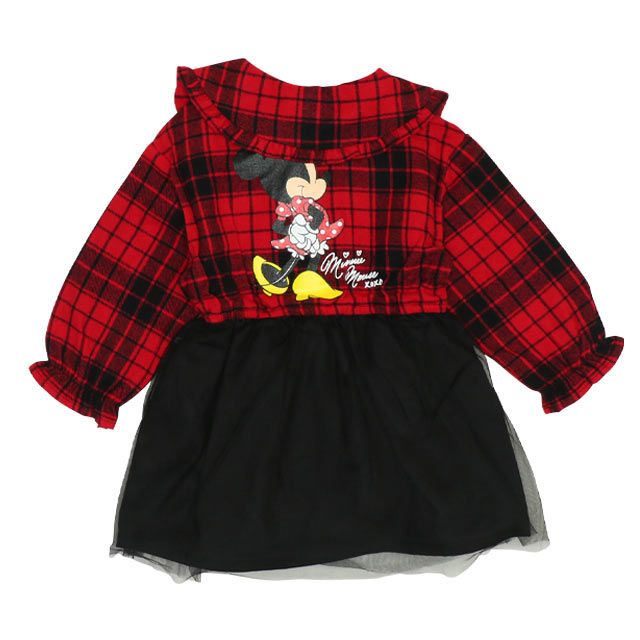 【ベビードール】ミニー シャツドッキング ロンパース 9683B ベビー 新生児 キッズ 男の子 女の子