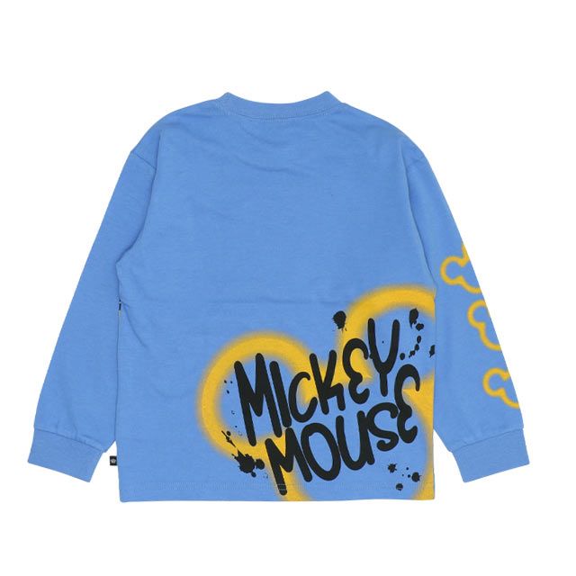 【ベビードール】ミッキー 親子お揃い スプレー ロンT 9684K ベビー キッズ 男の子 女の子