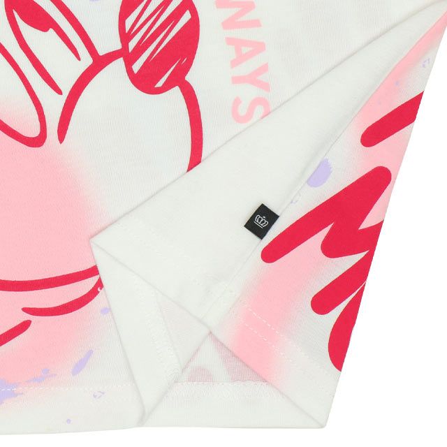 【ベビードール】ミニー 親子お揃い スプレー ロンT 9684K ベビー キッズ 男の子 女の子