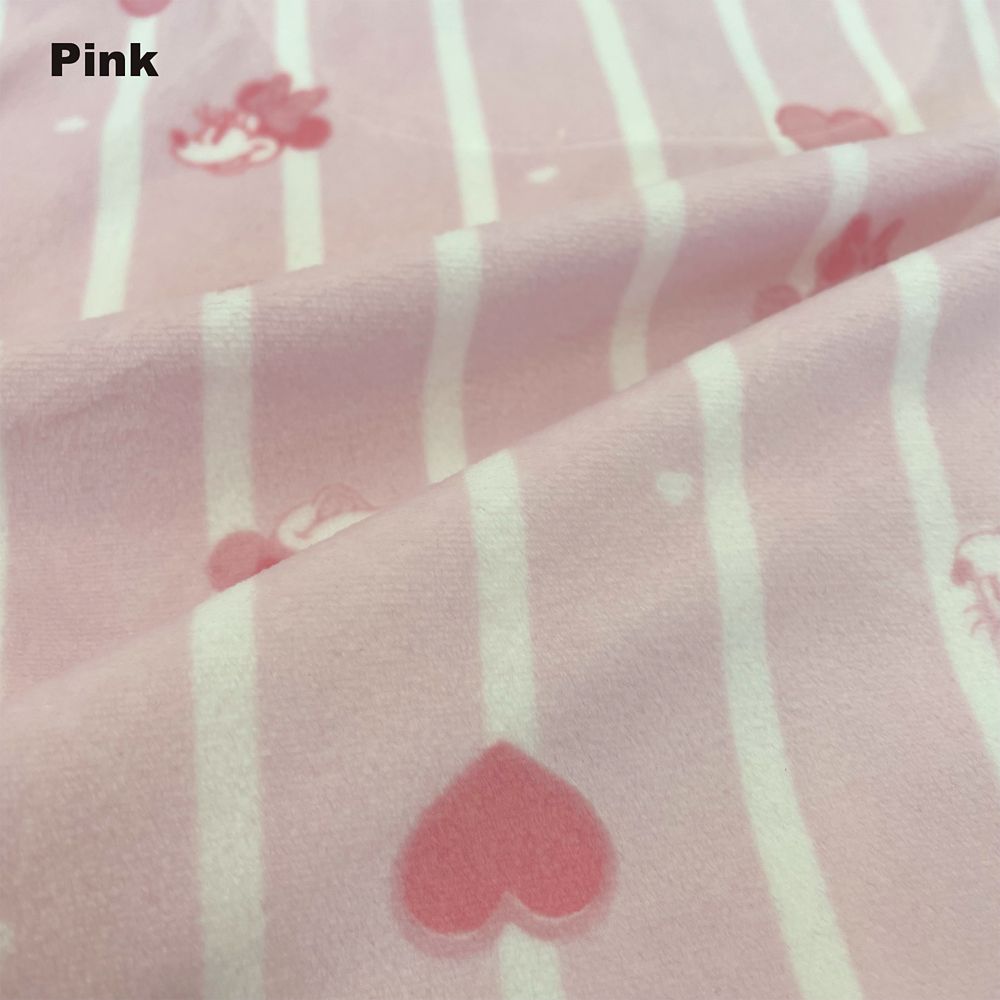 ミニー キッズ用ベロアストライプシャツパジャマ