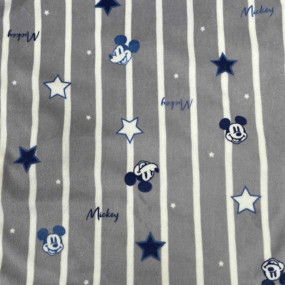 ミッキー キッズ用ベロアストライプシャツパジャマ