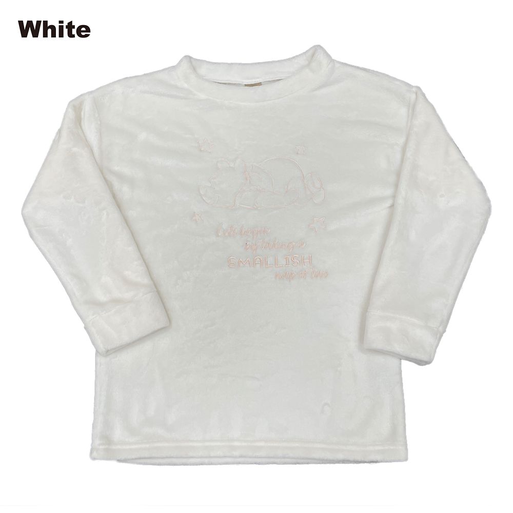 プー フランネルフリースルームウェア