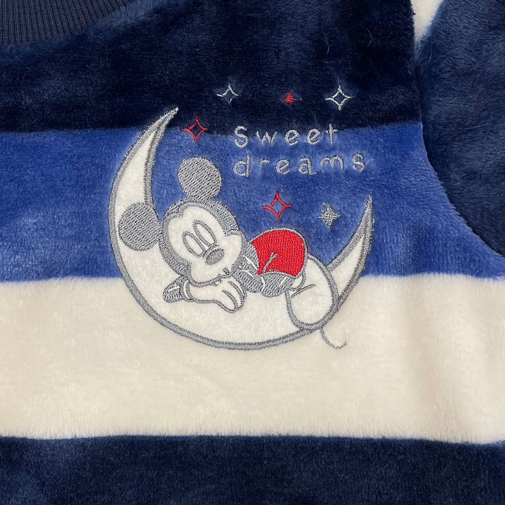 ミッキー キッズ用フランネルフリースルームウェア