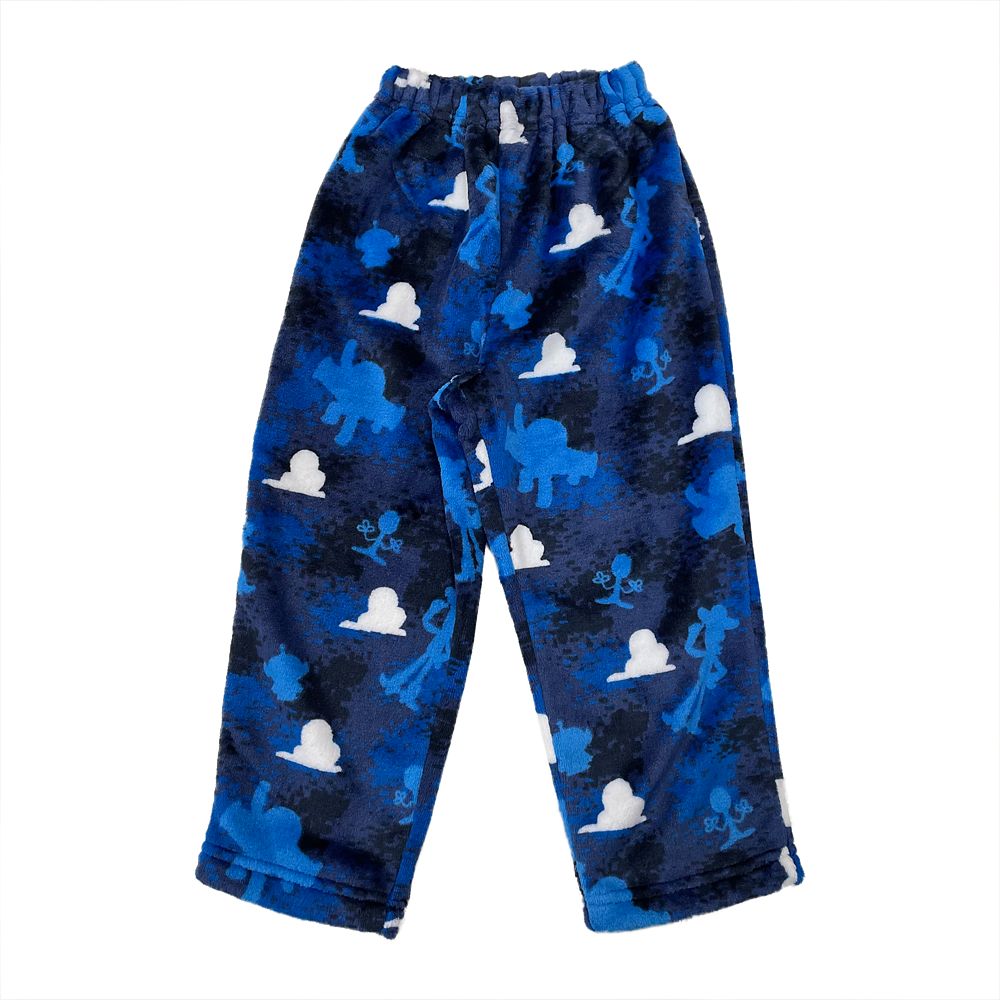 トイ・ストーリー4 キッズ用フランネルフリース シルエット柄シャツパジャマ