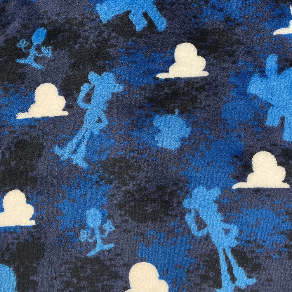 トイ・ストーリー4 キッズ用フランネルフリース シルエット柄シャツパジャマ