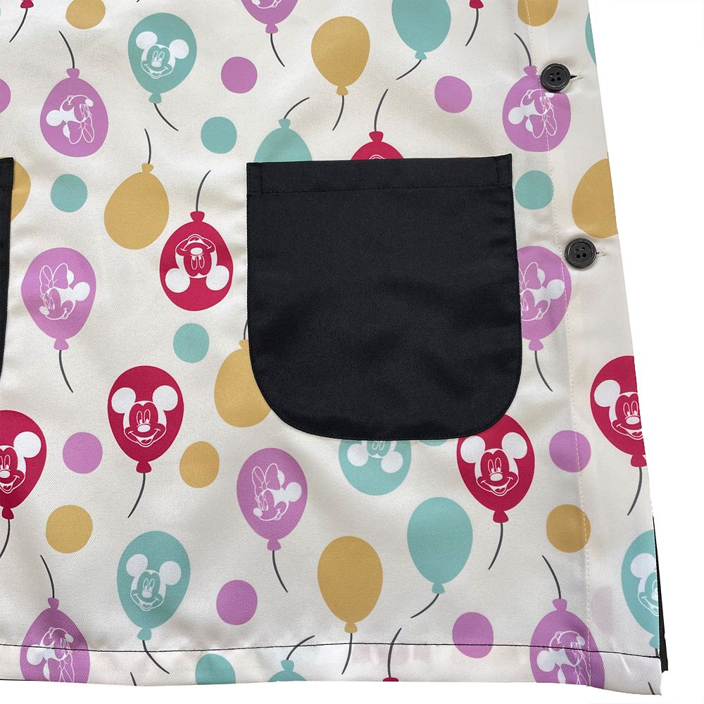 ミッキー＆ミニー 風船総柄ラン型エプロン