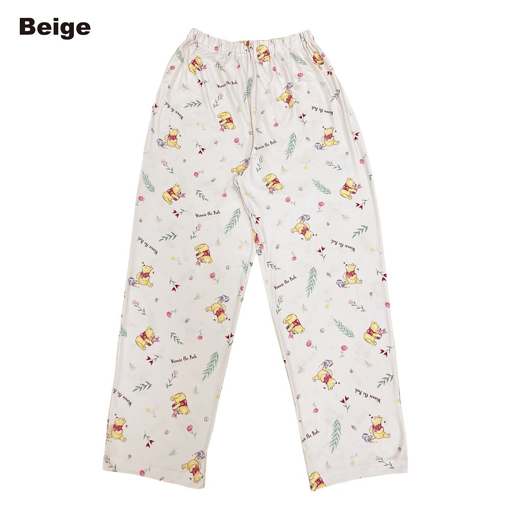 プー ストレッチ天竺総柄シャツパジャマ