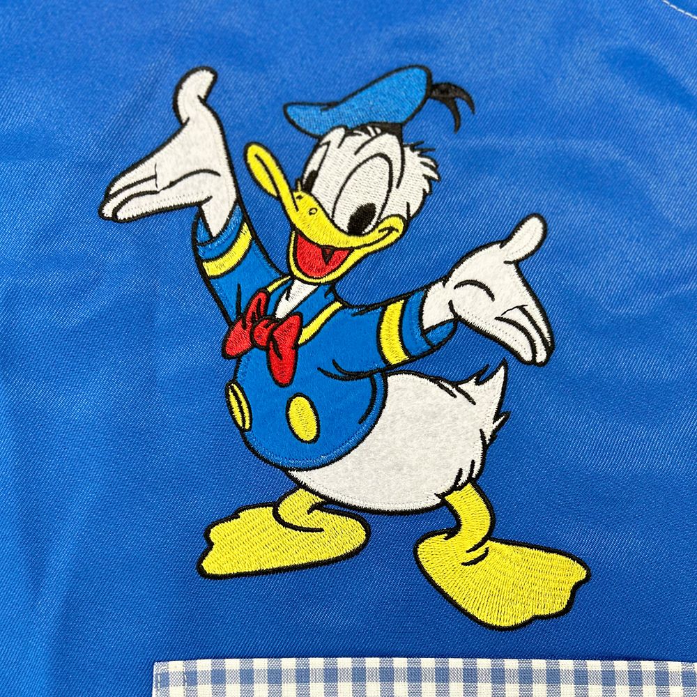 ドナルド 先染めラン型エプロン