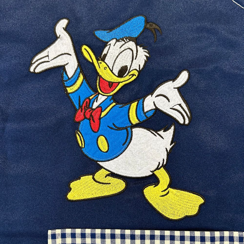 ドナルド 先染めラン型エプロン