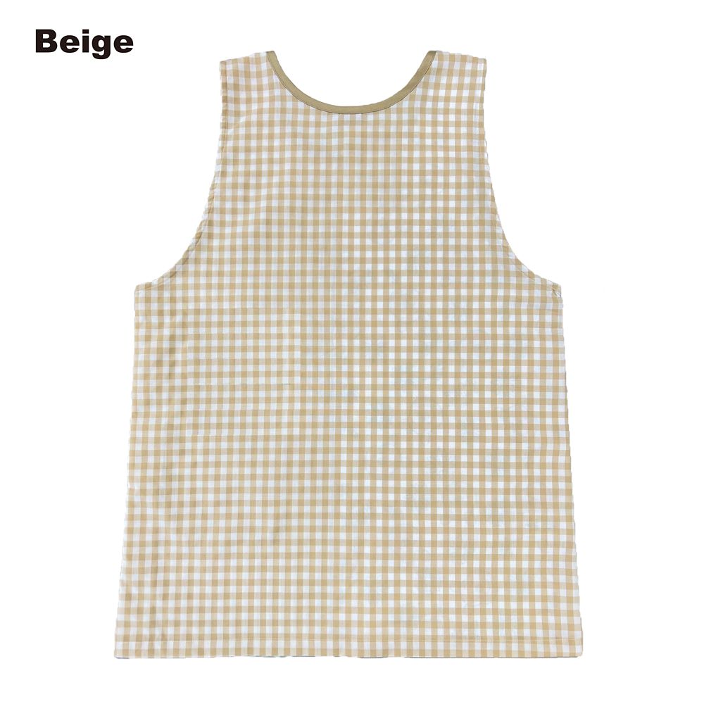 プー 先染めラン型エプロン