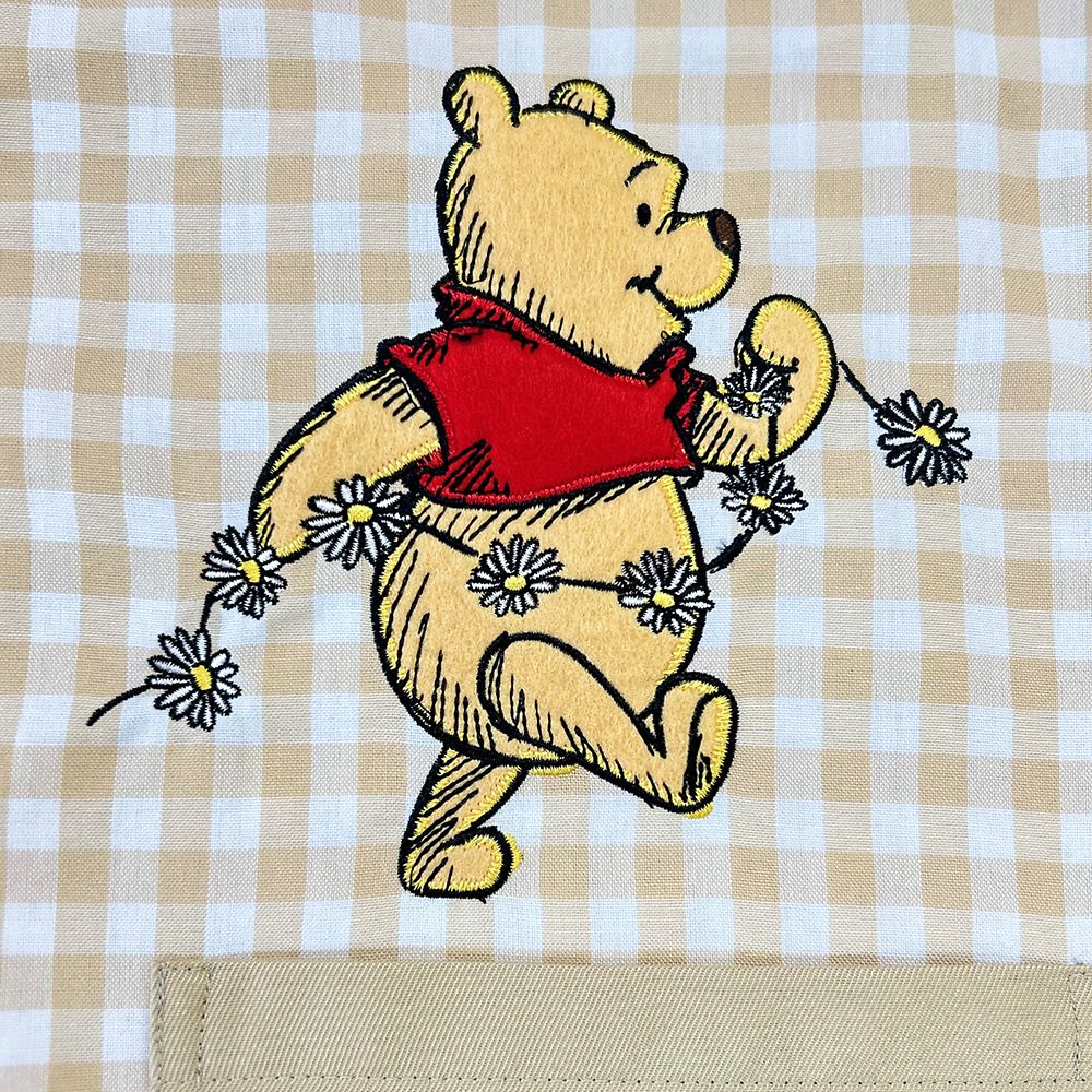 プー 先染めラン型エプロン