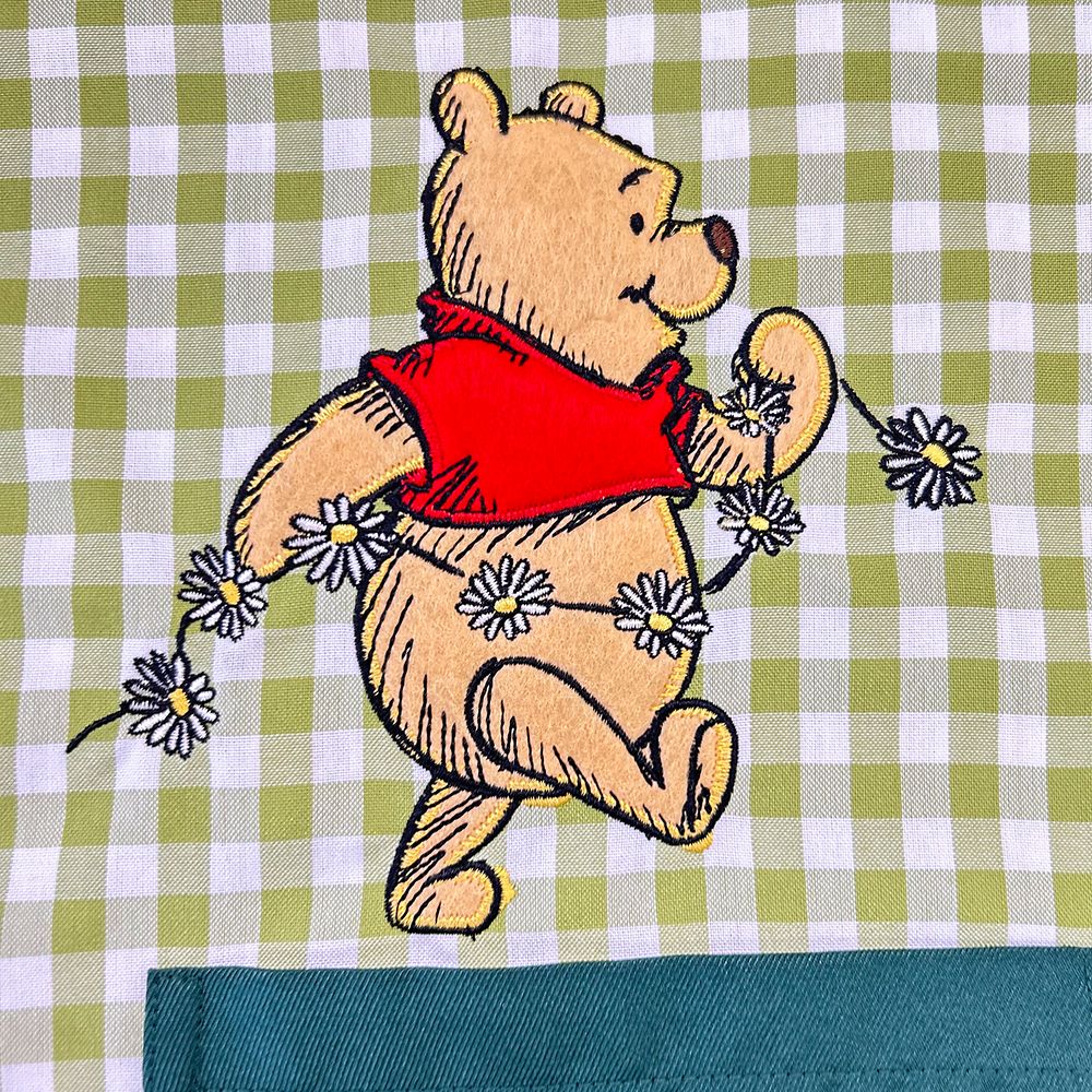 プー 先染めラン型エプロン