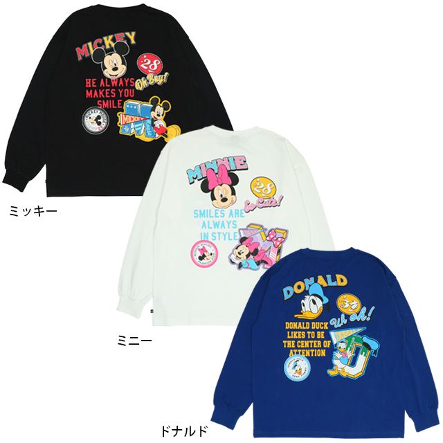 【ベビードール】ミニー 親子お揃い デニムポケットロンT 9688A / 大人 ユニセックス 男女兼用 リンクコーデ ペアルック 親子コーデ トップス 長袖 Tシャツ クルーネック カットソー 天竺素材 春秋冬