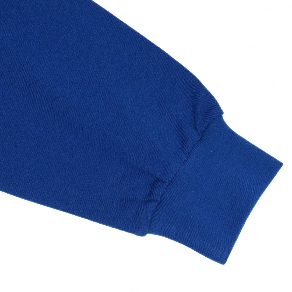 【ベビードール】ドナルド 親子お揃い デニムポケットロンT 9688A / 大人 ユニセックス 男女兼用 リンクコーデ ペアルック 親子コーデ トップス 長袖 Tシャツ クルーネック カットソー 天竺素材 春秋冬