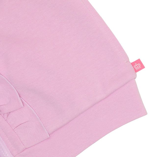 【ベビードール】アリエル プリンセス / フリルジップパーカー 9691K / キッズ トップス 長袖 羽織 パーカー 防寒 ショート丈 ボリューム袖 お姫様 ガーリー 春秋冬